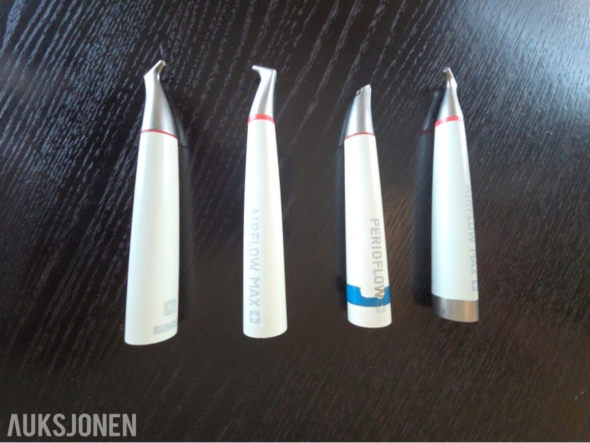 4 stk. EMS dentalhåndstykker – AIRFLOW MAX og PERIOFLOW