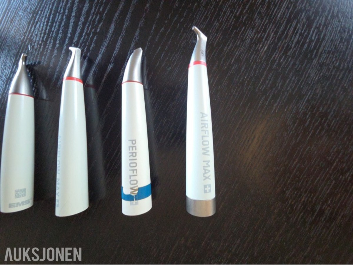 4 stk. EMS dentalhåndstykker – AIRFLOW MAX og PERIOFLOW