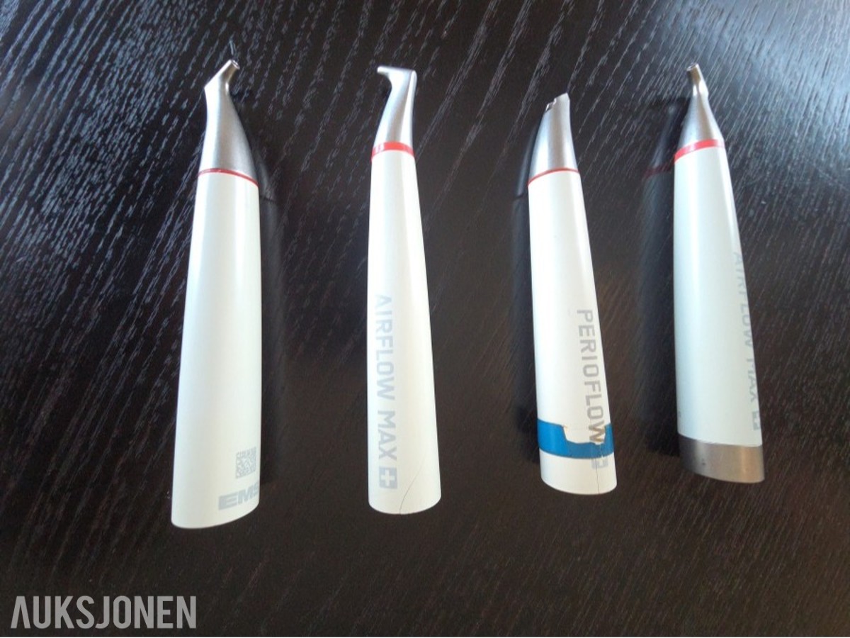 4 stk. EMS dentalhåndstykker – AIRFLOW MAX og PERIOFLOW