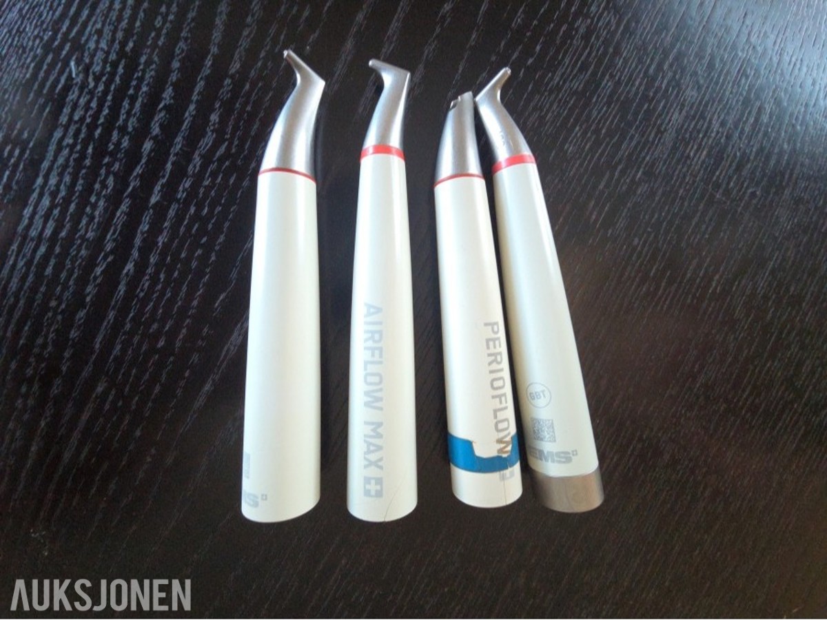 4 stk. EMS dentalhåndstykker – AIRFLOW MAX og PERIOFLOW