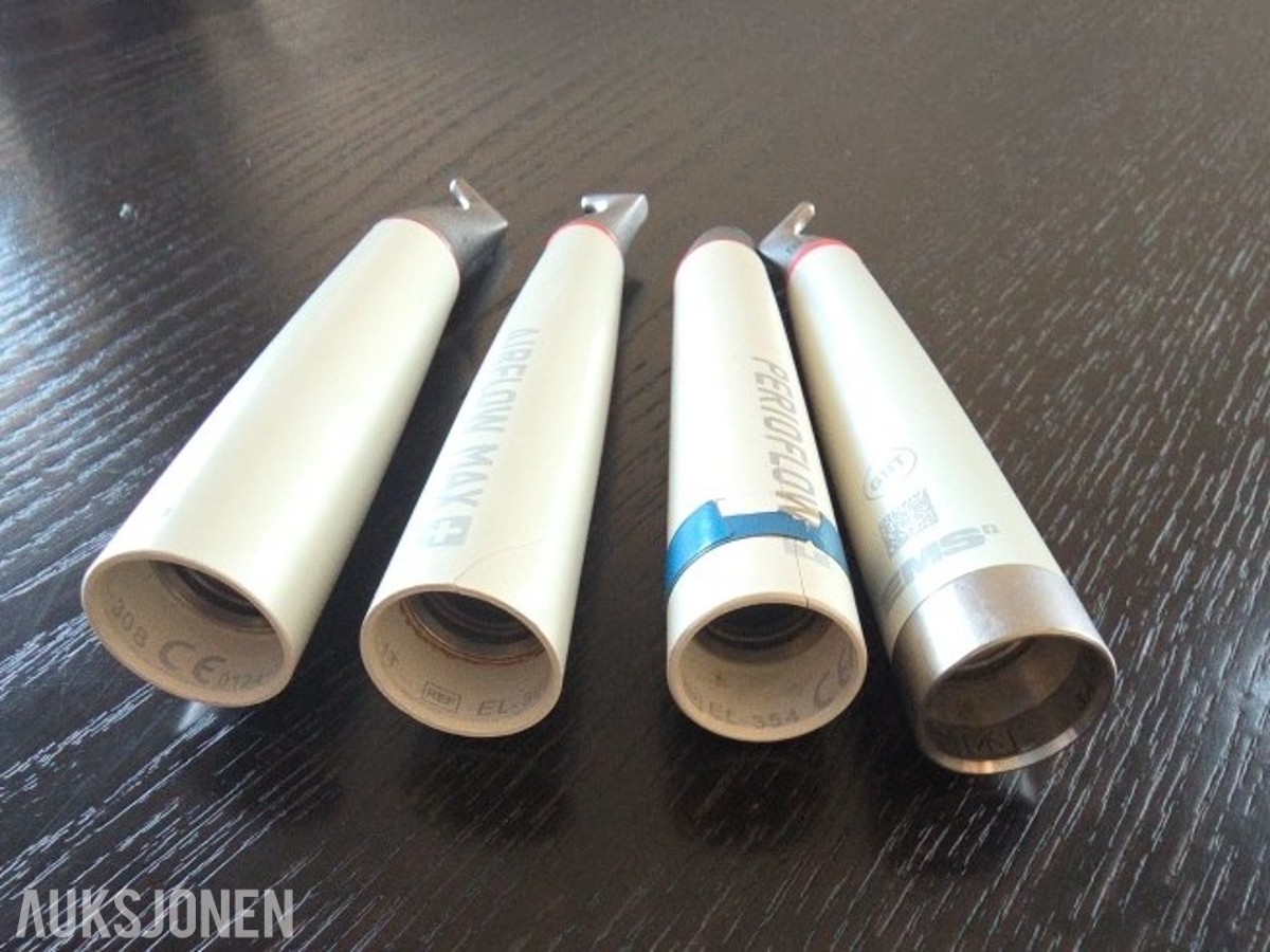 4 stk. EMS dentalhåndstykker – AIRFLOW MAX og PERIOFLOW