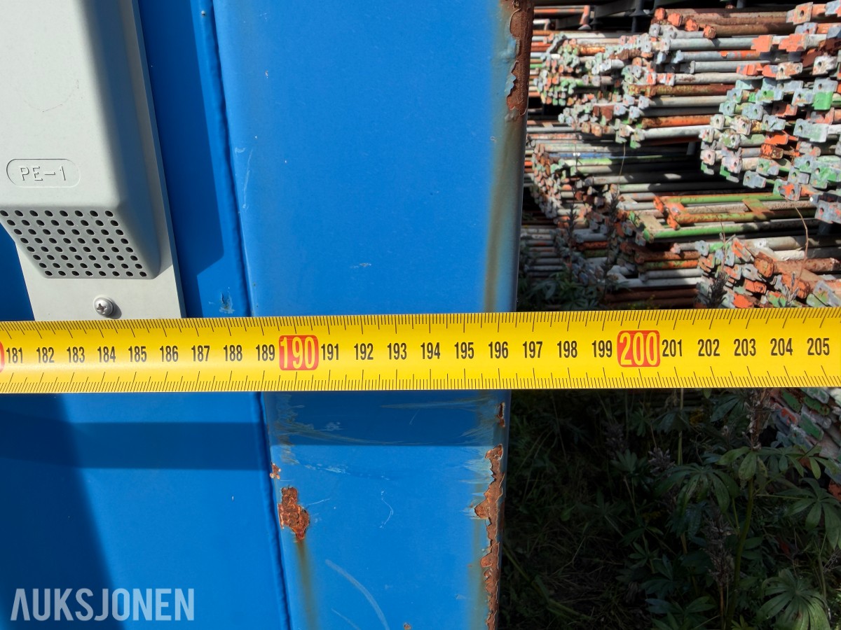 6 Fots blå lagercontainer
