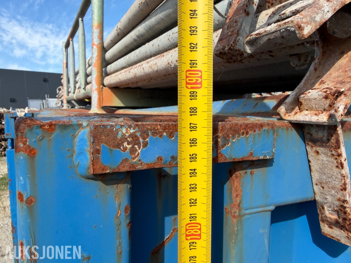 6 Fots blå lagercontainer