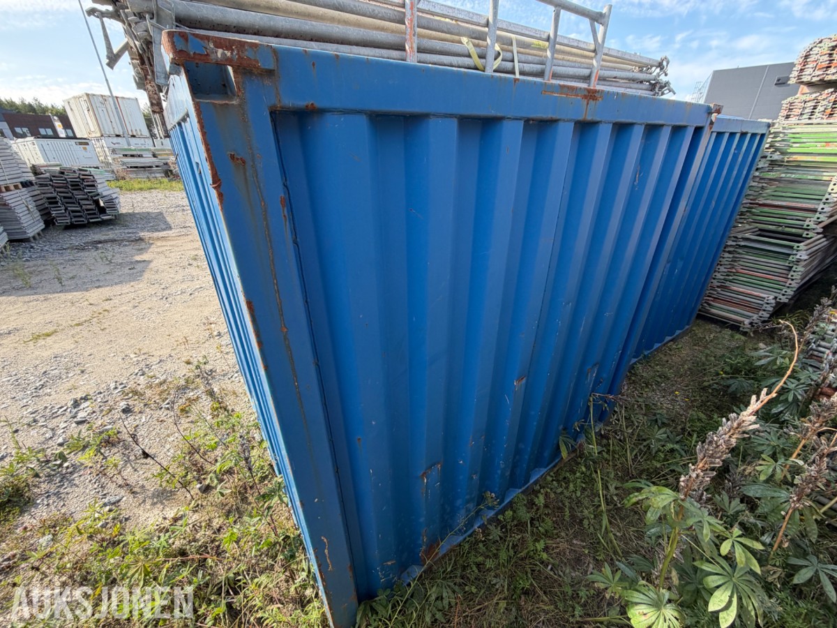 6 Fots blå lagercontainer