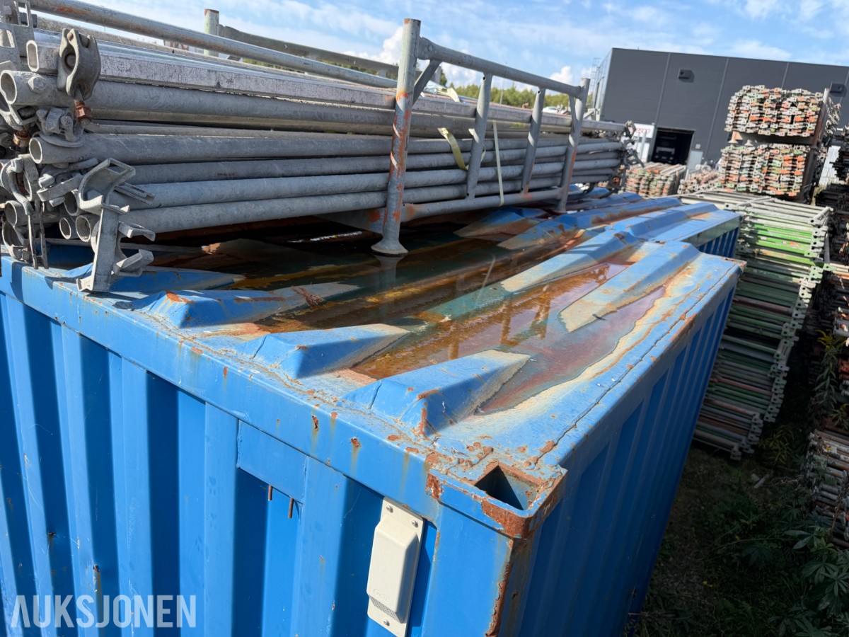 6 Fots blå lagercontainer