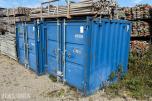 6 Fots blå lagercontainer