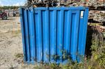 6 Fots blå lagercontainer