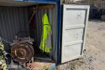 6 Fots blå lagercontainer