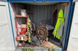 6 Fots blå lagercontainer