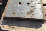 SLITESTÅL / SLITEPLATER – 650 X 390 X 25 MM – UBRUKT