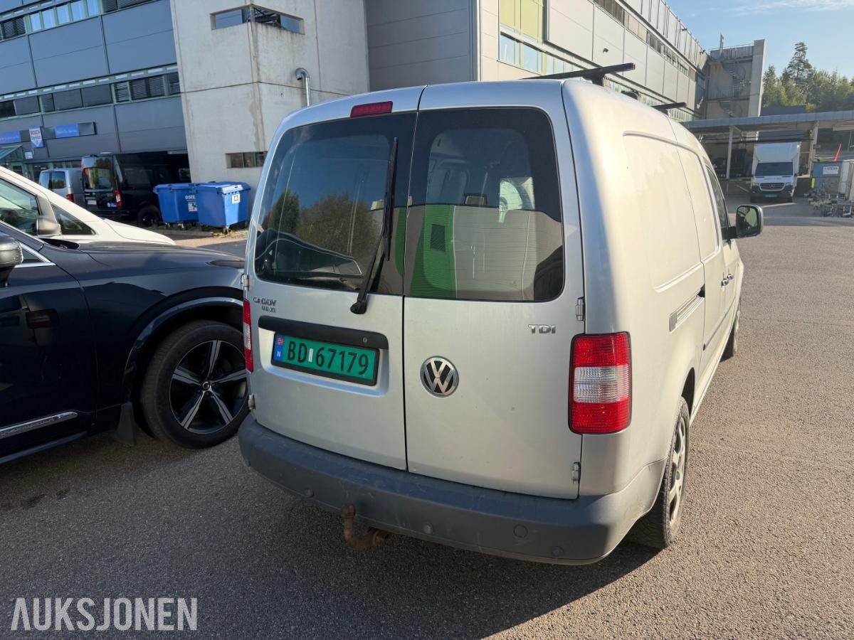 2010 Volkswagen, CADDY MAXI 1.9-105 D, AC, AUTOMAT,P-SENSOR, HENGERFESTE 209789km