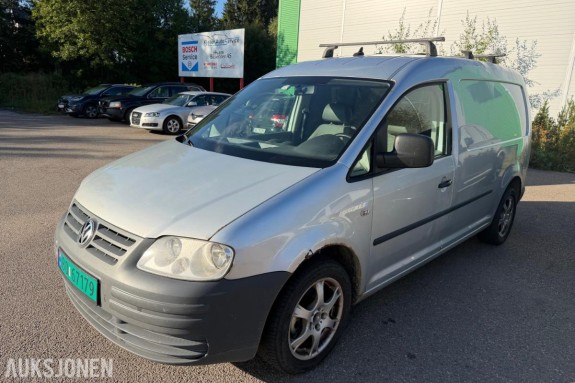 2010 Volkswagen, CADDY MAXI 1.9-105 D, AC, AUTOMAT,P-SENSOR, HENGERFESTE  209789km
