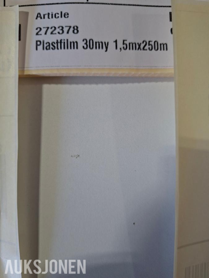 30stk Ruller med plastfilm 30my 1.5m