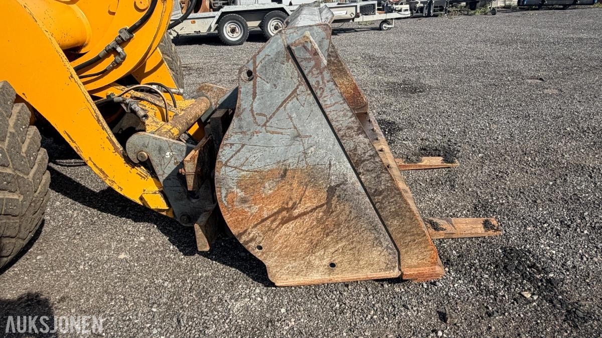2005 Liebherr L507 Speeder Stereolader hjullaster – Pallegafler – Skuffe