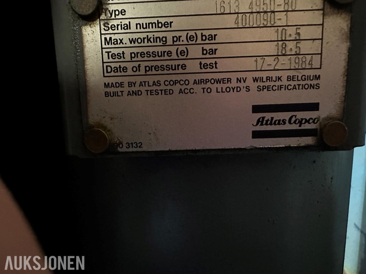 1984 Atlas Copco GA 115 kompressor