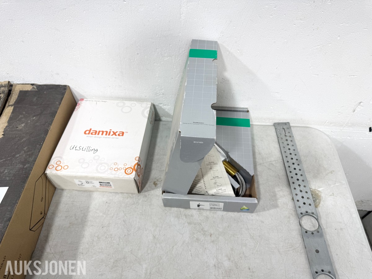 Parti Baderomsutstyr – Geberit, VikingBad, Hansgrohe, Damixa, Blanco og Esbada