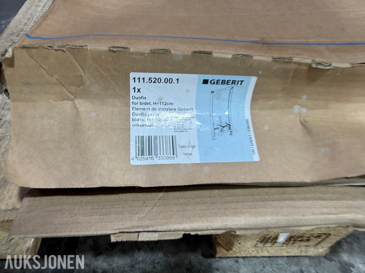 Parti Baderomsutstyr – Geberit, VikingBad, Hansgrohe, Damixa, Blanco og Esbada