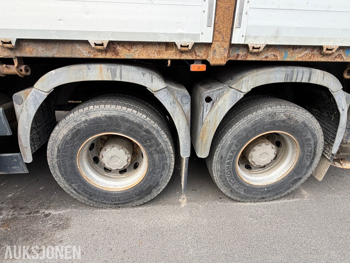2008 MAN TGA 41.480 8X6 BB kranbil med Palfinger PK72002