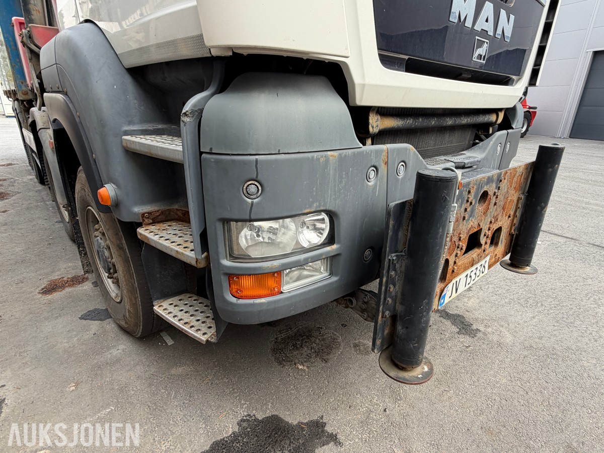 2008 MAN TGA 41.480 8X6 BB kranbil med Palfinger PK72002