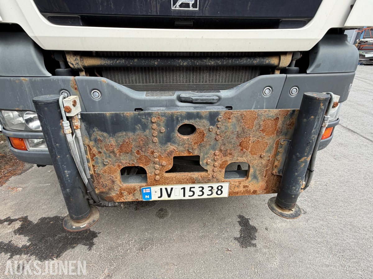 2008 MAN TGA 41.480 8X6 BB kranbil med Palfinger PK72002