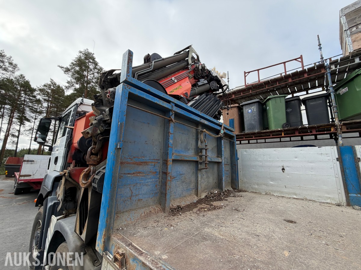 2008 MAN TGA 41.480 8X6 BB kranbil med Palfinger PK72002