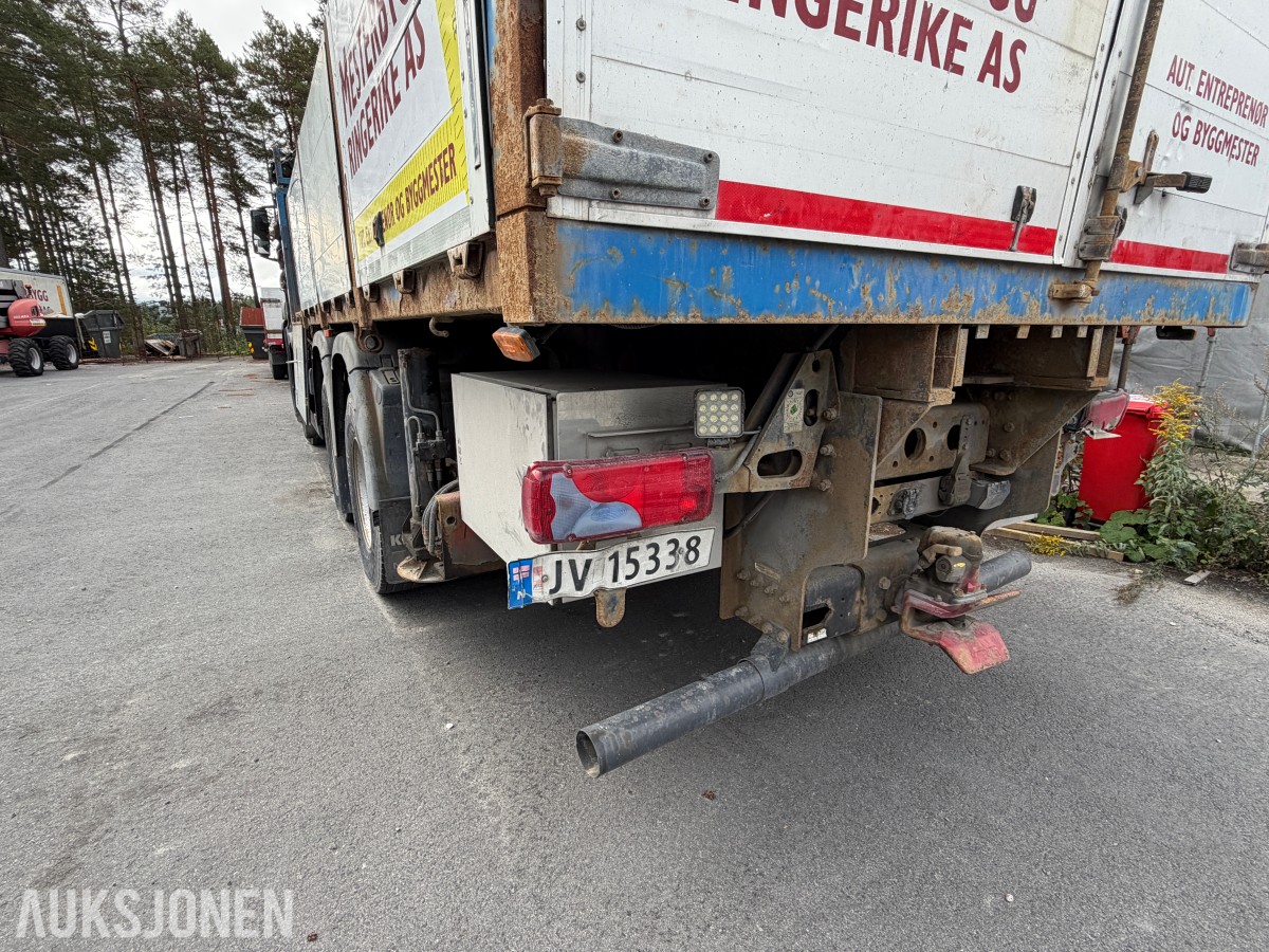2008 MAN TGA 41.480 8X6 BB kranbil med Palfinger PK72002