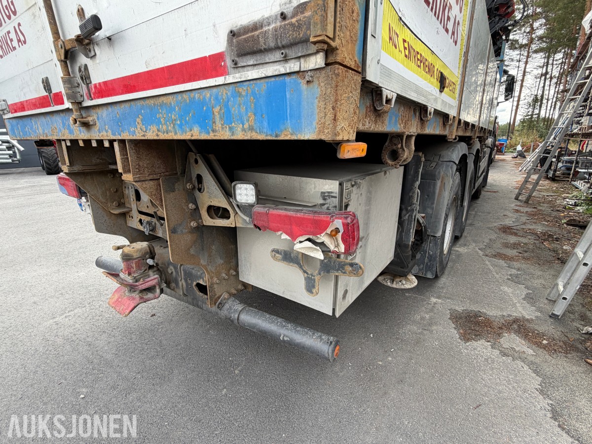 2008 MAN TGA 41.480 8X6 BB kranbil med Palfinger PK72002