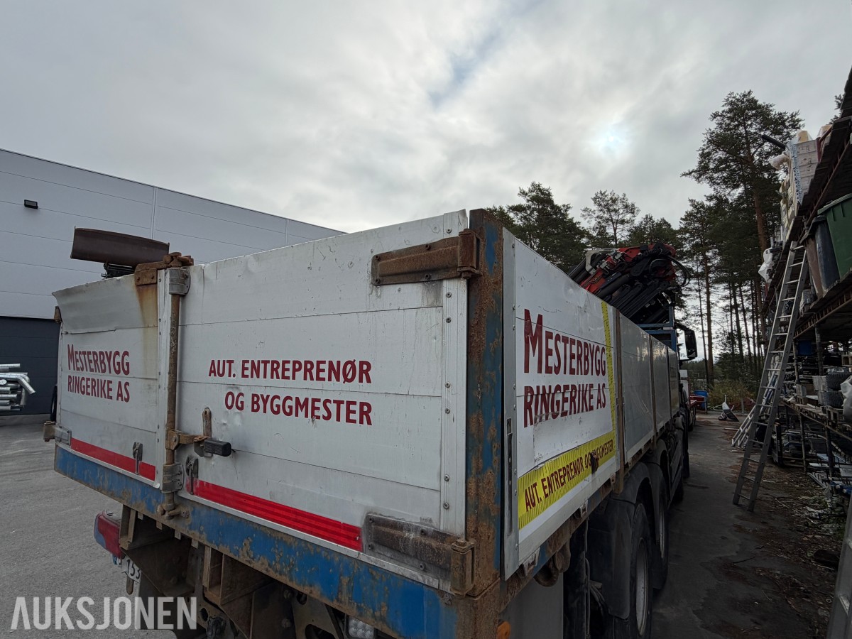 2008 MAN TGA 41.480 8X6 BB kranbil med Palfinger PK72002