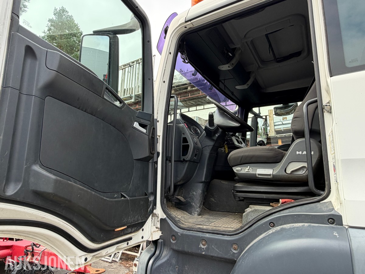 2008 MAN TGA 41.480 8X6 BB kranbil med Palfinger PK72002