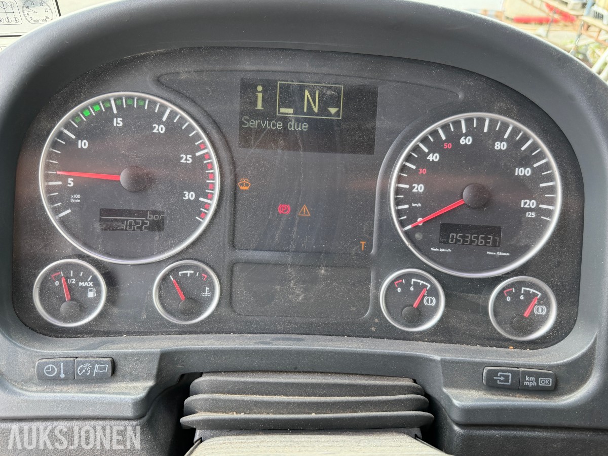 2008 MAN TGA 41.480 8X6 BB kranbil med Palfinger PK72002