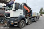 2008 MAN TGA 41.480 8X6 BB kranbil med Palfinger PK72002
