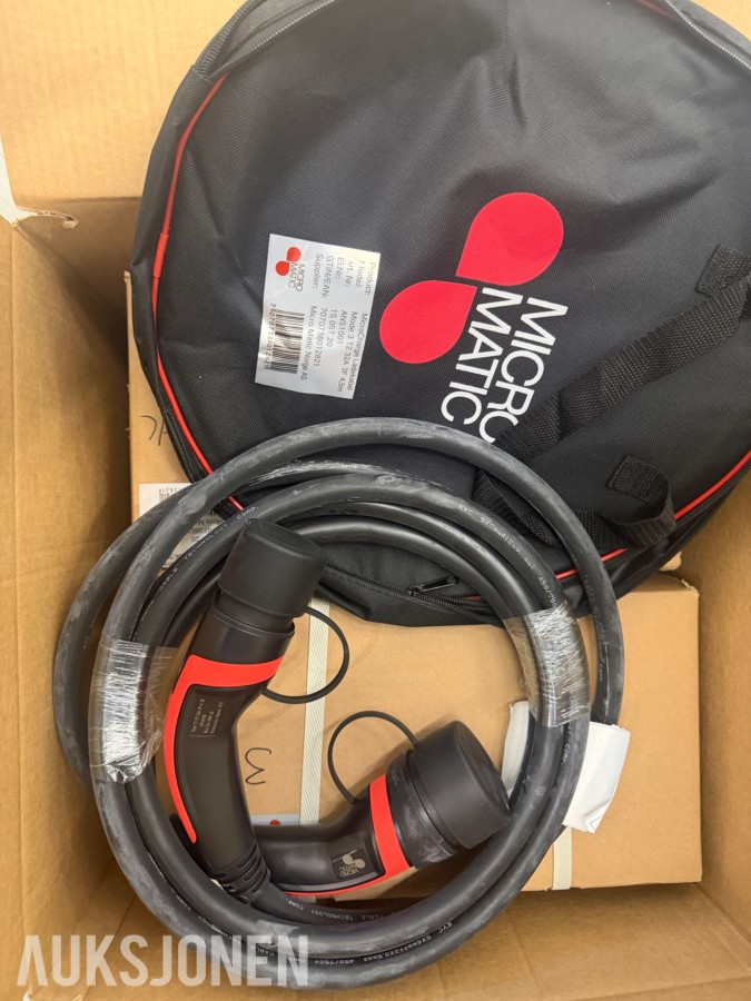 7 stykk Micro Matic MicroCharge ladekabel – 7,5 m