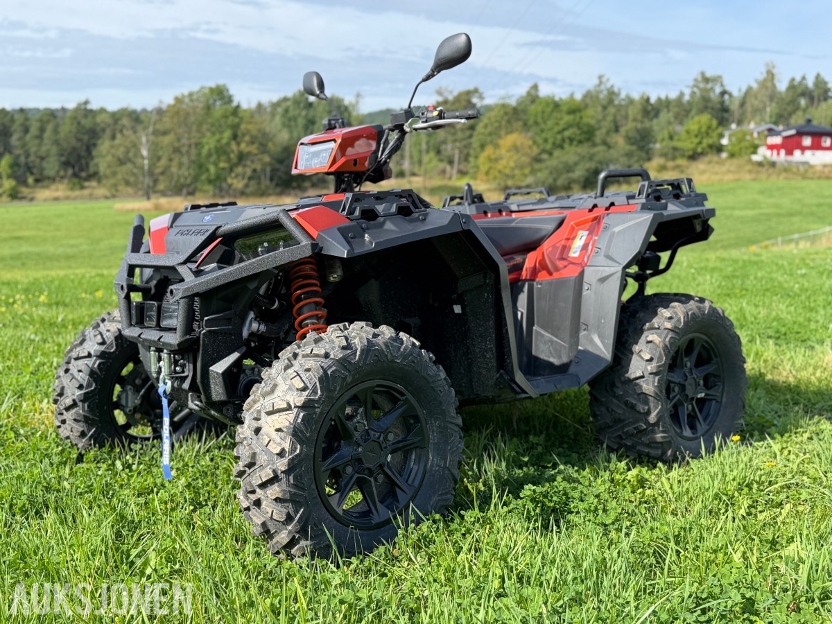2025 Polaris Sportsman Xp 1000 S / Kun gått 27 mil! / Brøyteskjær, vinsj og hengerfeste