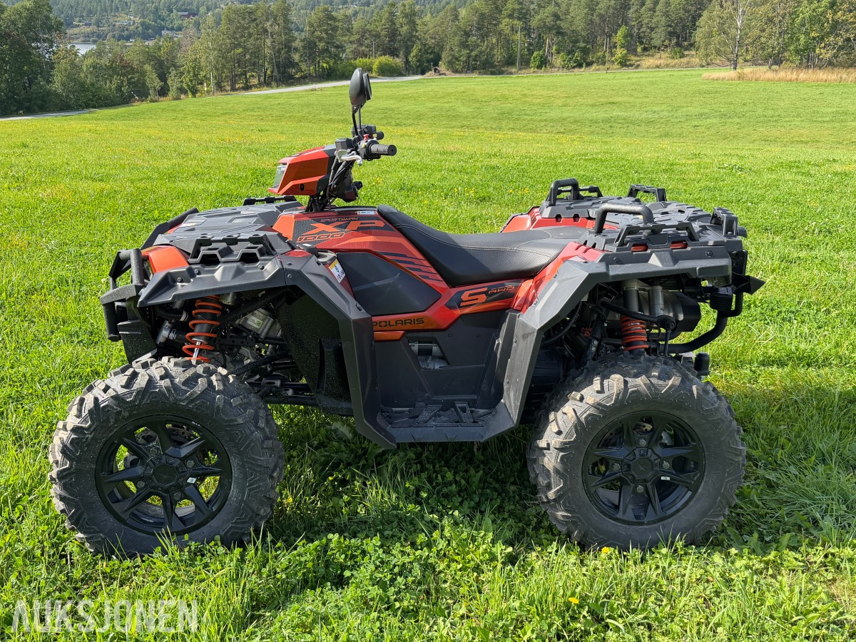 2025 Polaris Sportsman Xp 1000 S / Kun gått 27 mil! / Brøyteskjær, vinsj og hengerfeste