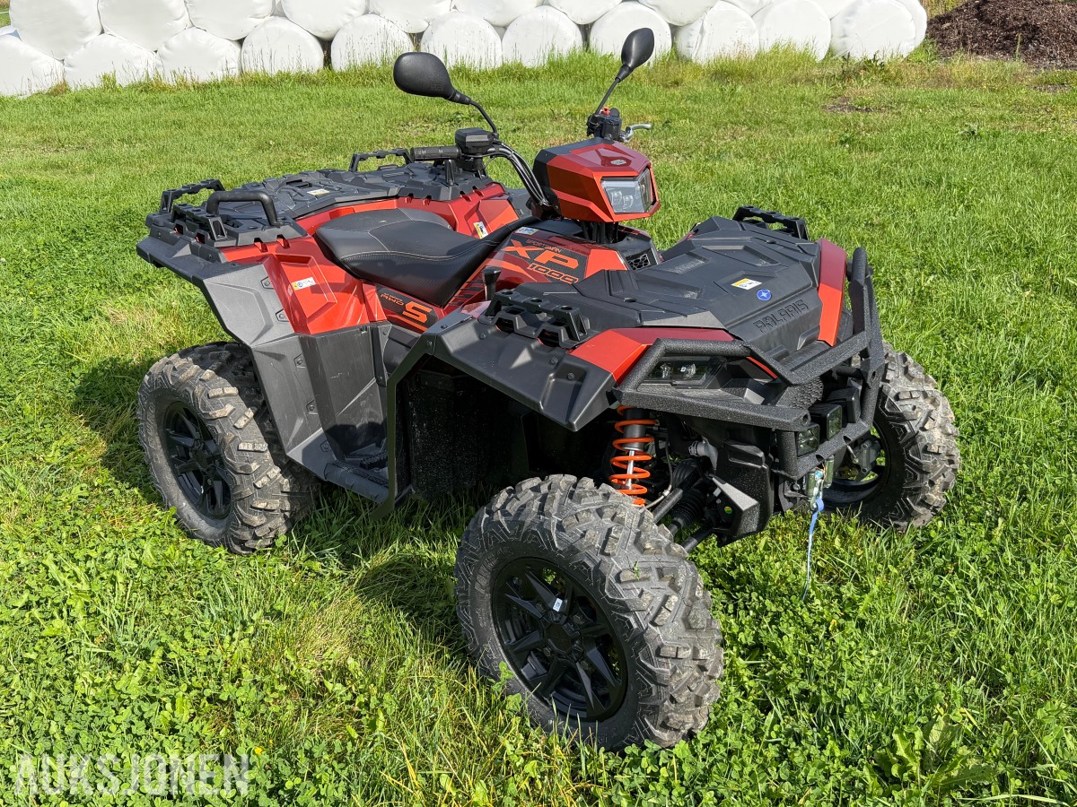 2025 Polaris Sportsman Xp 1000 S / Kun gått 27 mil! / Brøyteskjær, vinsj og hengerfeste
