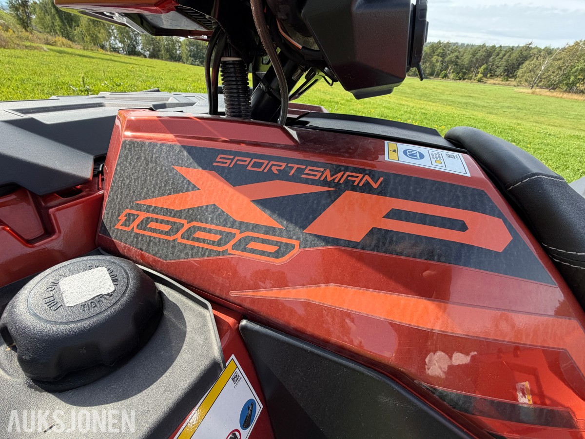 2025 Polaris Sportsman Xp 1000 S / Kun gått 27 mil! / Brøyteskjær, vinsj og hengerfeste