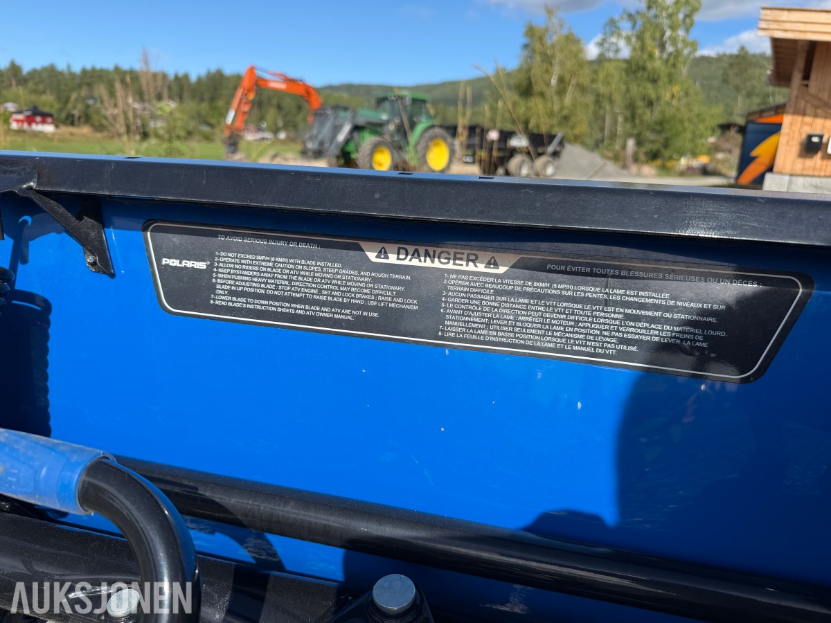 2025 Polaris Sportsman Xp 1000 S / Kun gått 27 mil! / Brøyteskjær, vinsj og hengerfeste