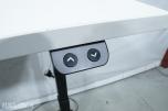 Elektrisk hev-/senk skrivebord med sidebord og kontorstol
