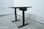 Elektrisk hev-/senk skrivebord med sidebord og kontorstol