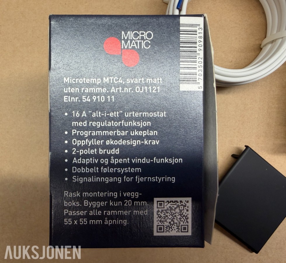 Microtemp MTC4 termostat – 5 stk.