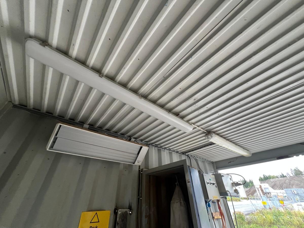 15 fot stålcontainer - Sagstasjon - Gjerdesag