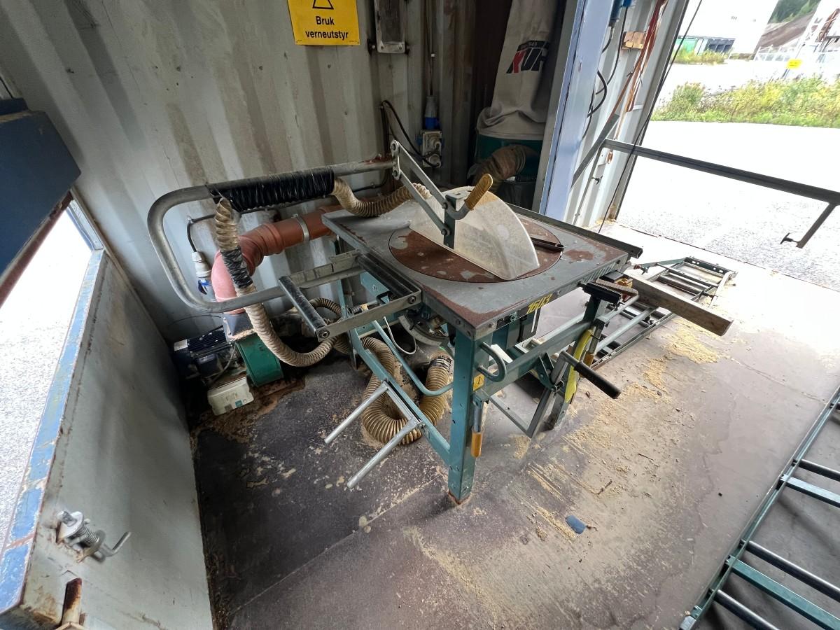 15 fot stålcontainer - Sagstasjon - Gjerdesag