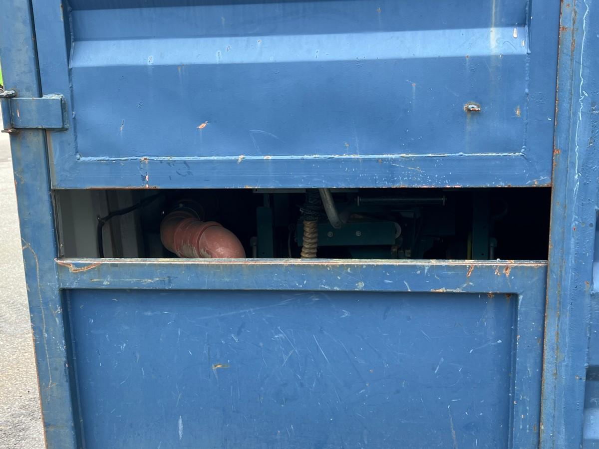 15 fot stålcontainer - Sagstasjon - Gjerdesag