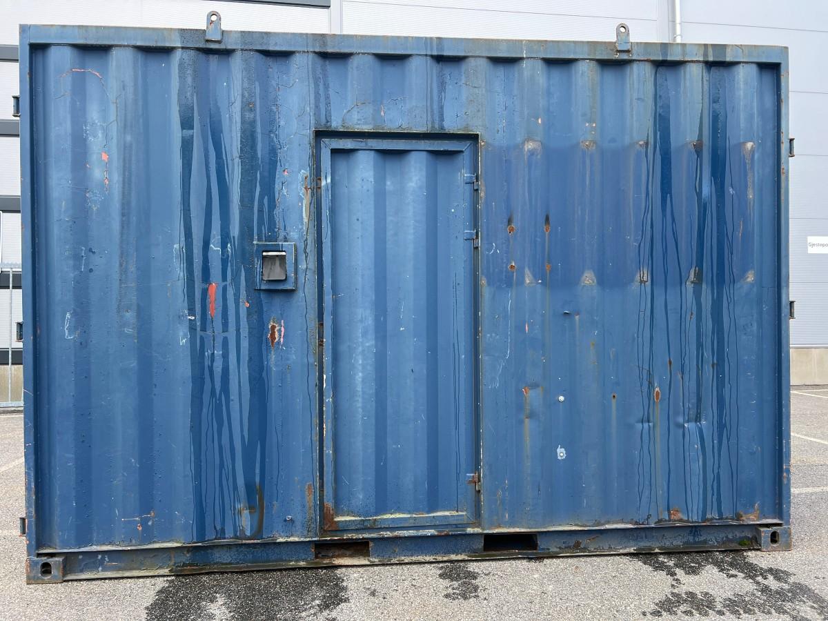15 fot stålcontainer - Sagstasjon - Gjerdesag