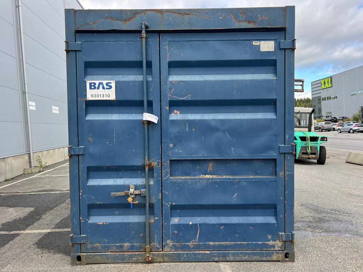 15 fot stålcontainer - Sagstasjon - Gjerdesag