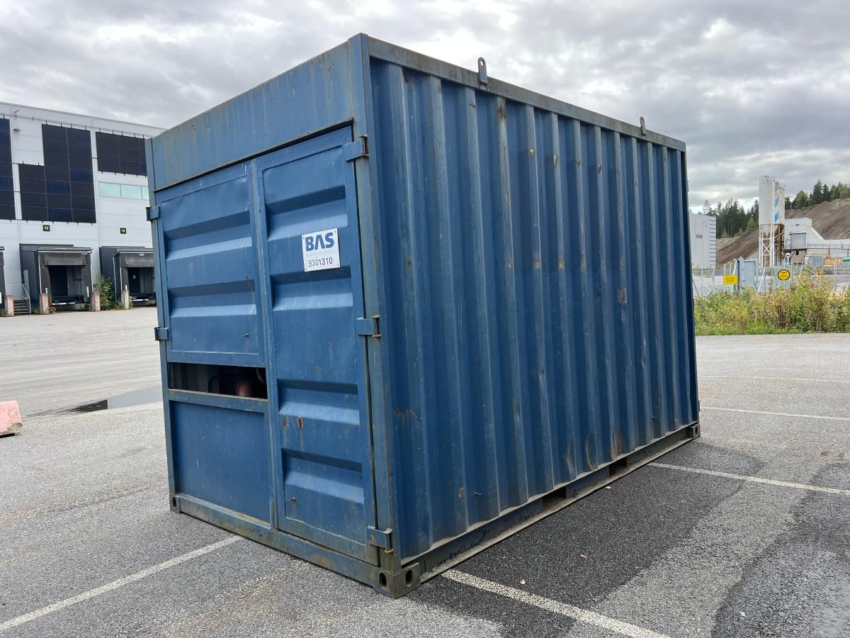15 fot stålcontainer - Sagstasjon - Gjerdesag