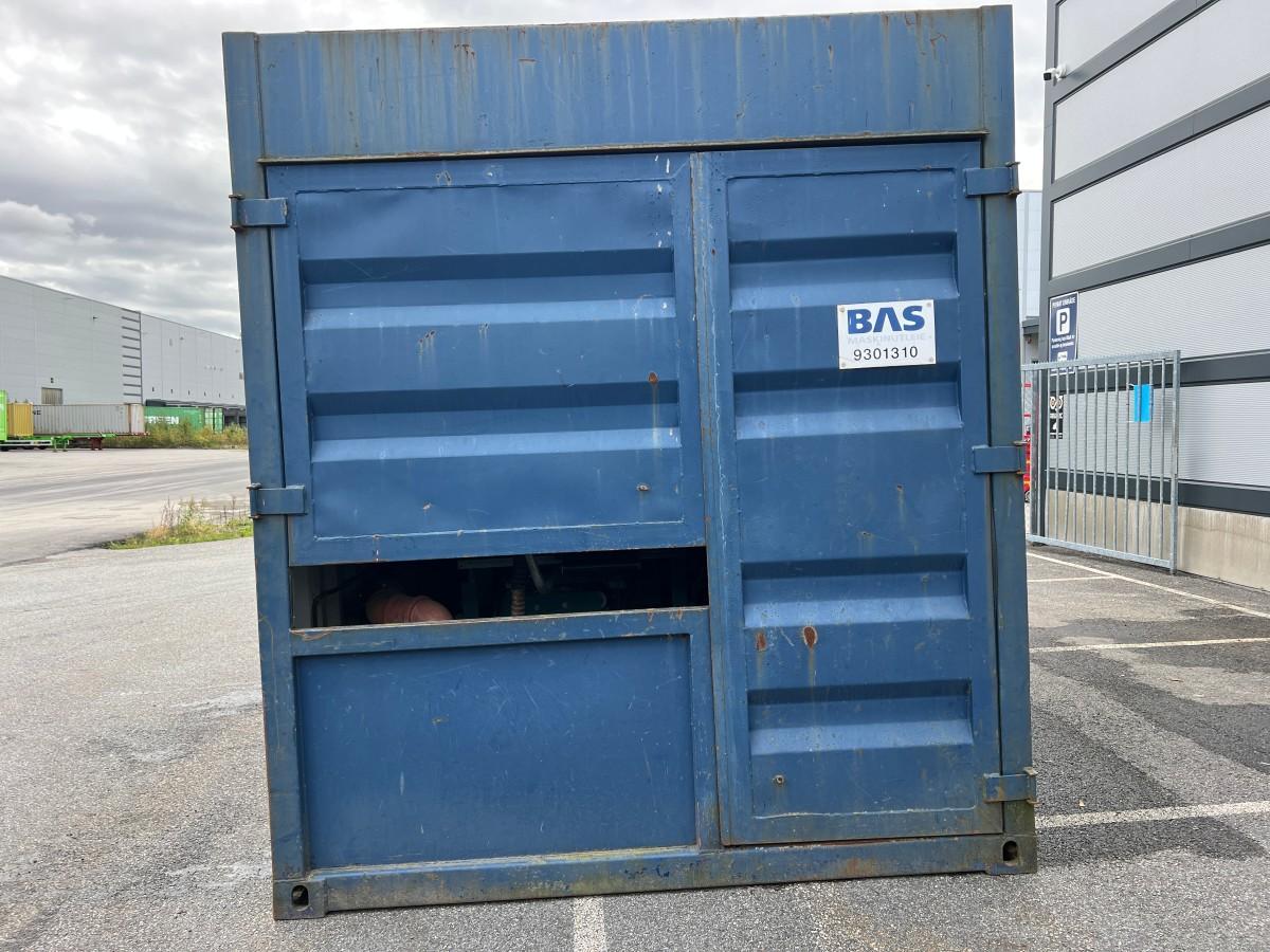15 fot stålcontainer - Sagstasjon - Gjerdesag