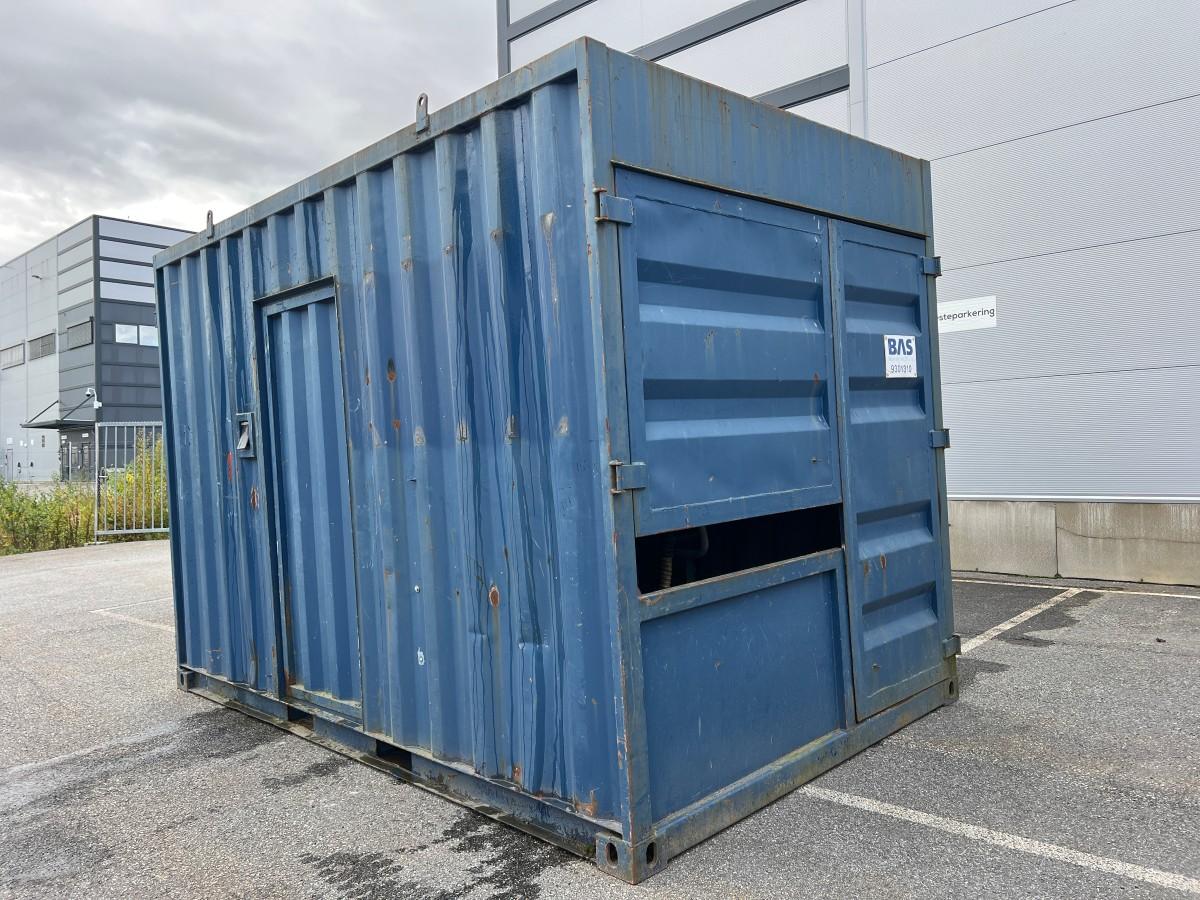 15 fot stålcontainer - Sagstasjon - Gjerdesag