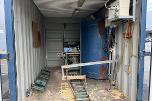 15 fot stålcontainer - Sagstasjon - Gjerdesag