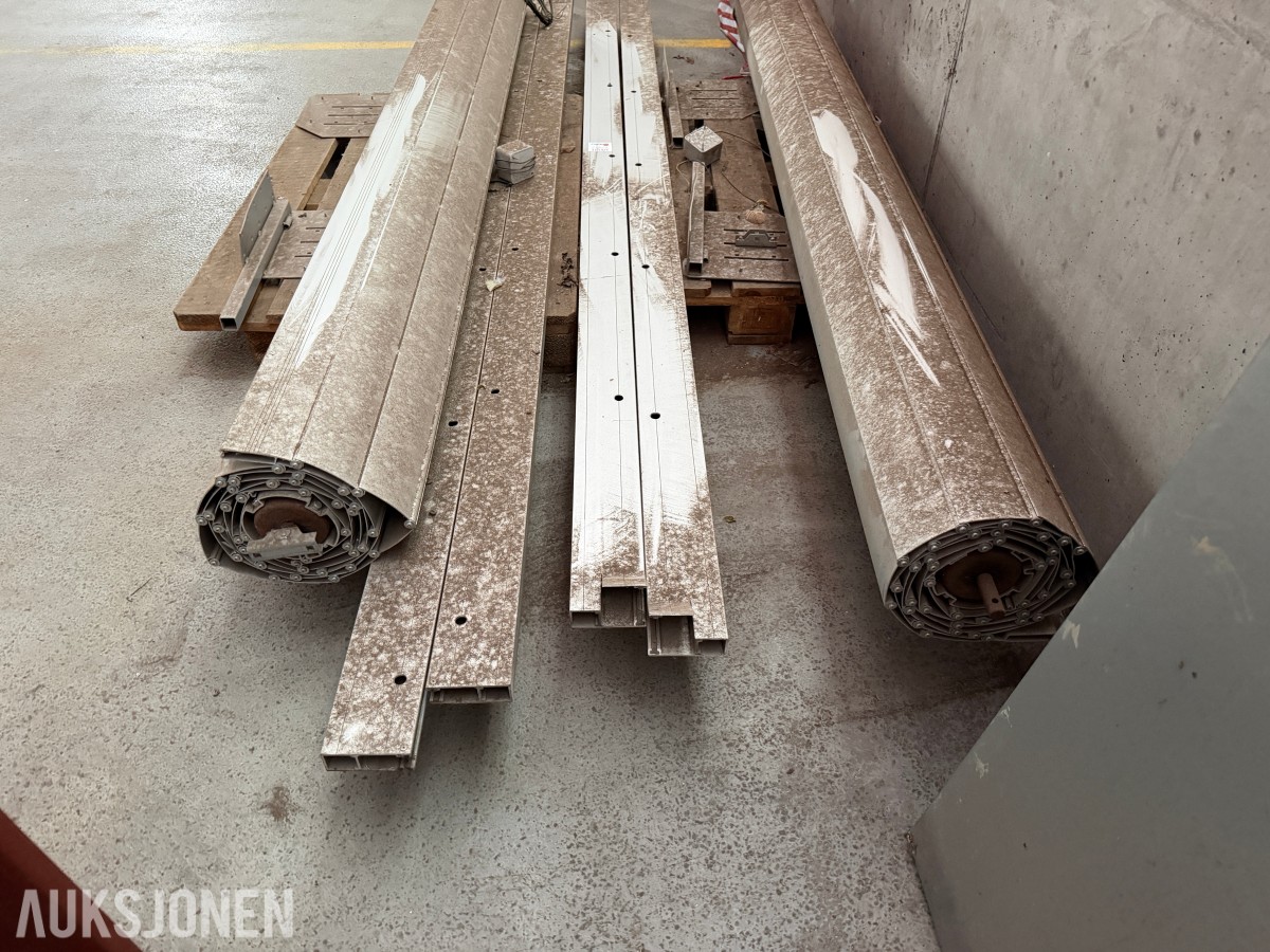 Rulleport Elektrisk / Aluminium / Ca. B260 x H307